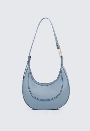 Nabilah Two-ways Hobo Shoulder (Steel Blue)