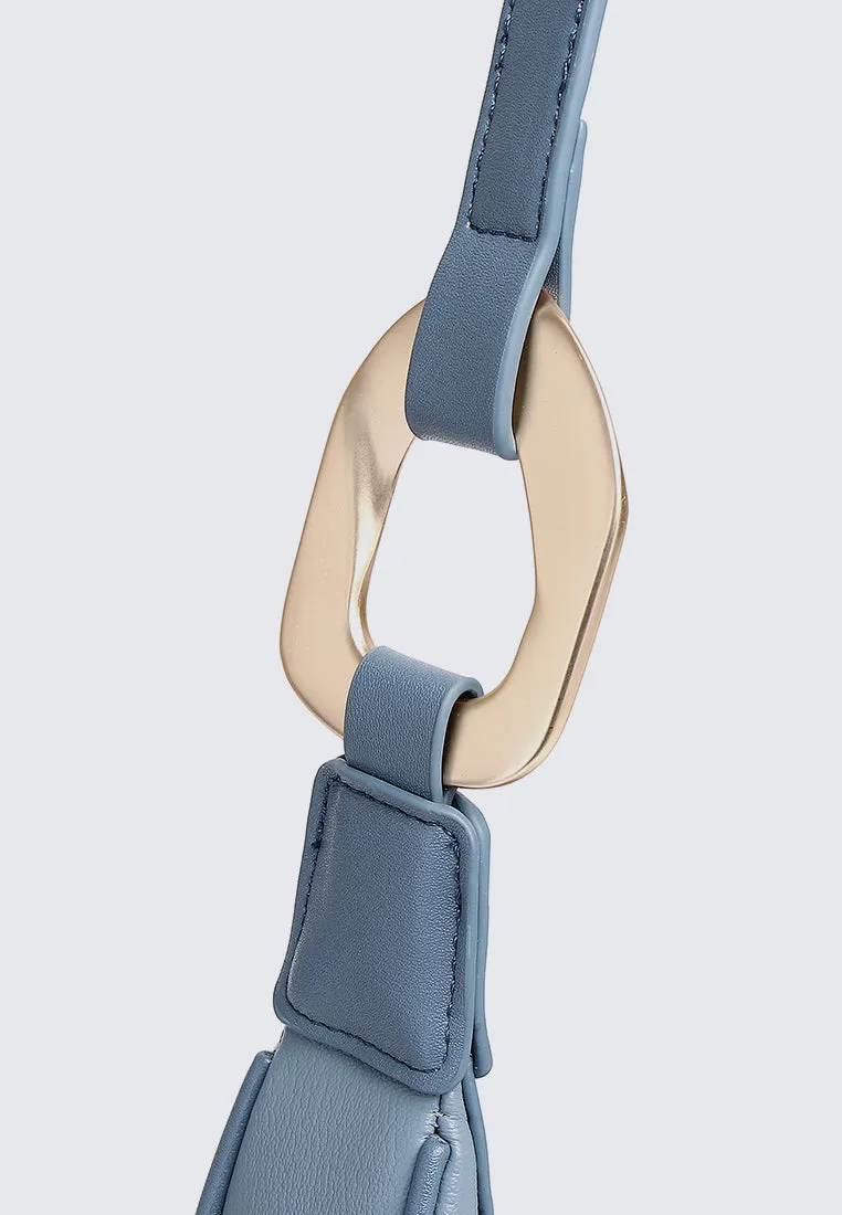 Nabilah Two-ways Hobo Shoulder (Steel Blue)