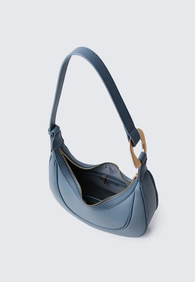 Nabilah Two-ways Hobo Shoulder (Steel Blue)