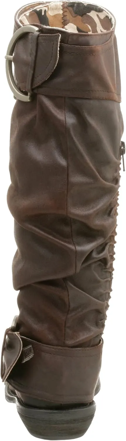Naughty Monkey Women's Double B Tall Boot with Buckle