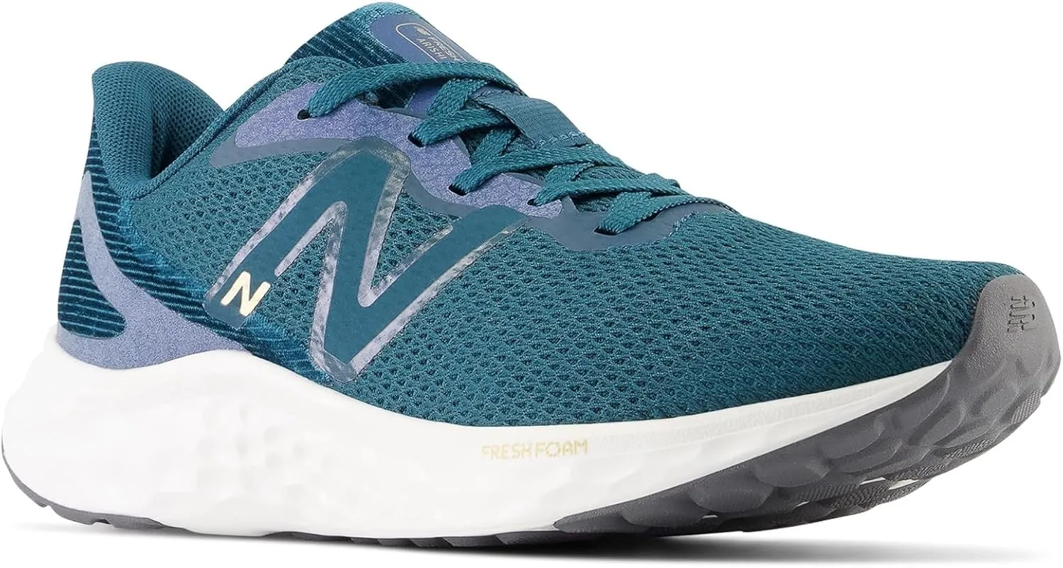 New Balance Women's Fresh Foam Arishi V4 Running Shoe, Deep Ocean/Sea Salt, 6.5
