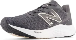 New Balance Women's Fresh Foam Arishi V4 Running Shoe, Magnet/Team Cream/Light Gold Metallic, 5