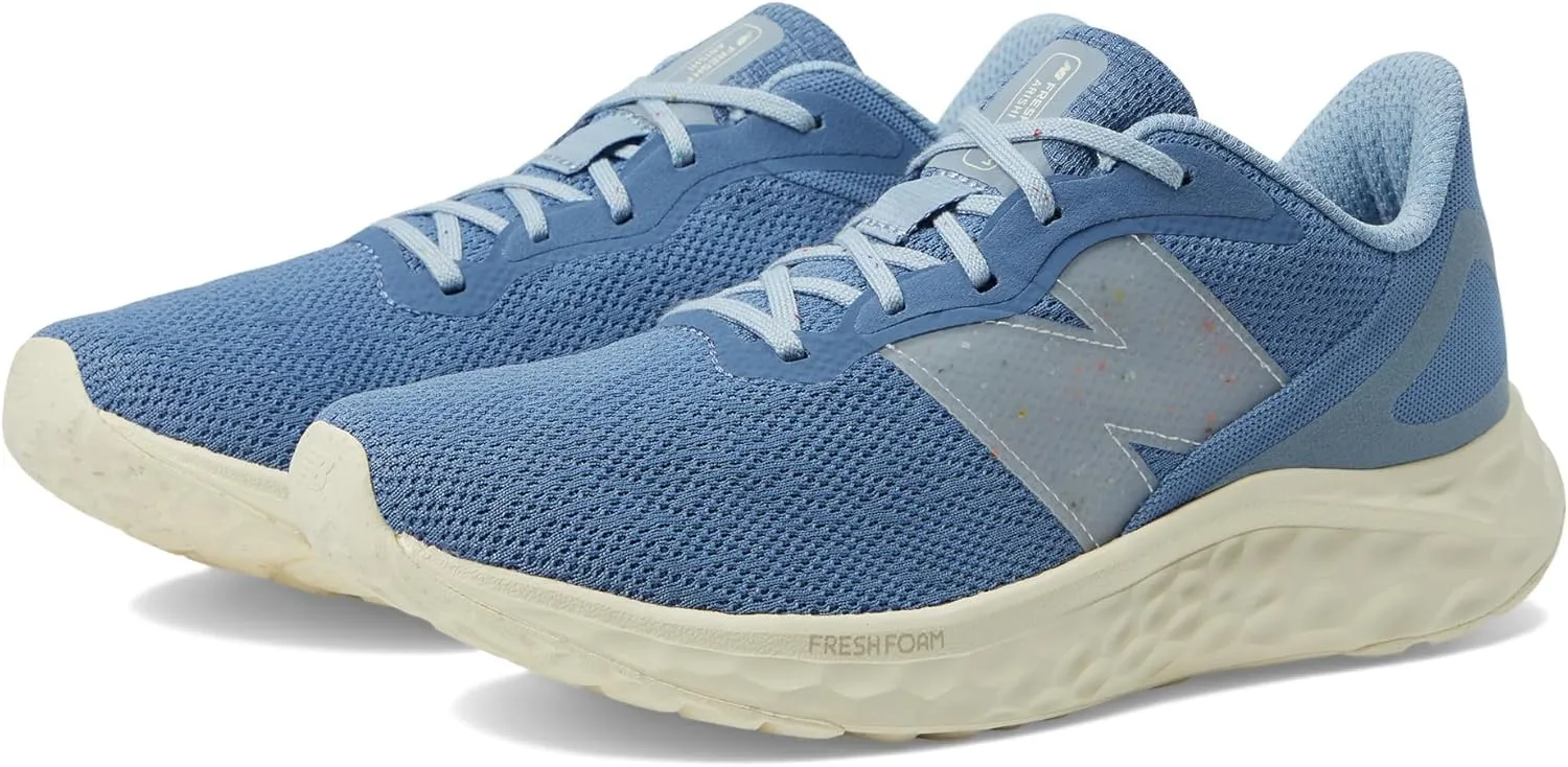 New Balance Women's Fresh Foam Arishi V4 Running Shoe, Mercury Blue/Angora Fuzz, 6.5 Wide