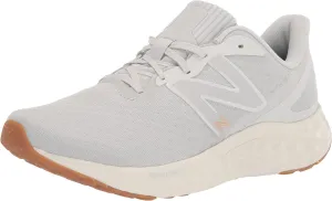 New Balance Women's Fresh Foam Arishi V4 Running Shoe, Summer Fog/Nimbus Cloud/Light Gold Metallic, 7.5