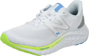 New Balance Women's Fresh Foam Arishi V4 Running Shoe, White/Pixel Green/Bright Lapis, 5 Wide