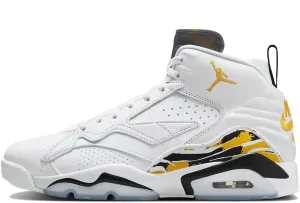 NIKE Jumpman MVP Men's Shoes (DZ4475-107, White/Black/Yellow Ochre) Size 12