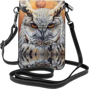 Owl Beliefs Crossbody Bag For Women Leather Cellphone Shoulder Purses Fashion Travel Designer Wallet