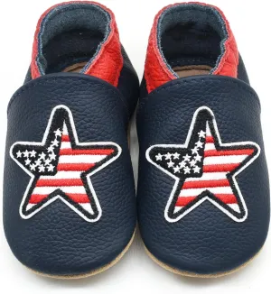 Owlowla Baby Soft Sole Leather Crib Shoes Infant Toddler Pre-Walker Shoes Boy Girl …