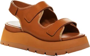 Philip Lim Womens Kate Leather Lugged Sole Slingback Sandals Tan 37 Medium (B,M)