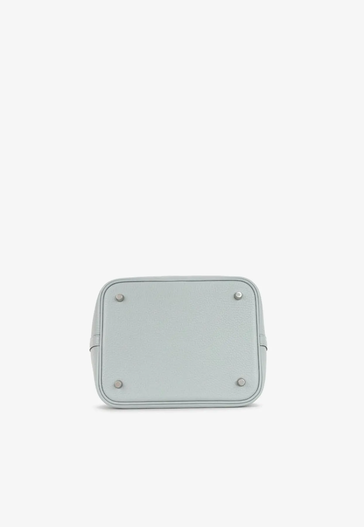 Picotin 22 in Gris Pantin Clemence Leather with Palladium Hardware