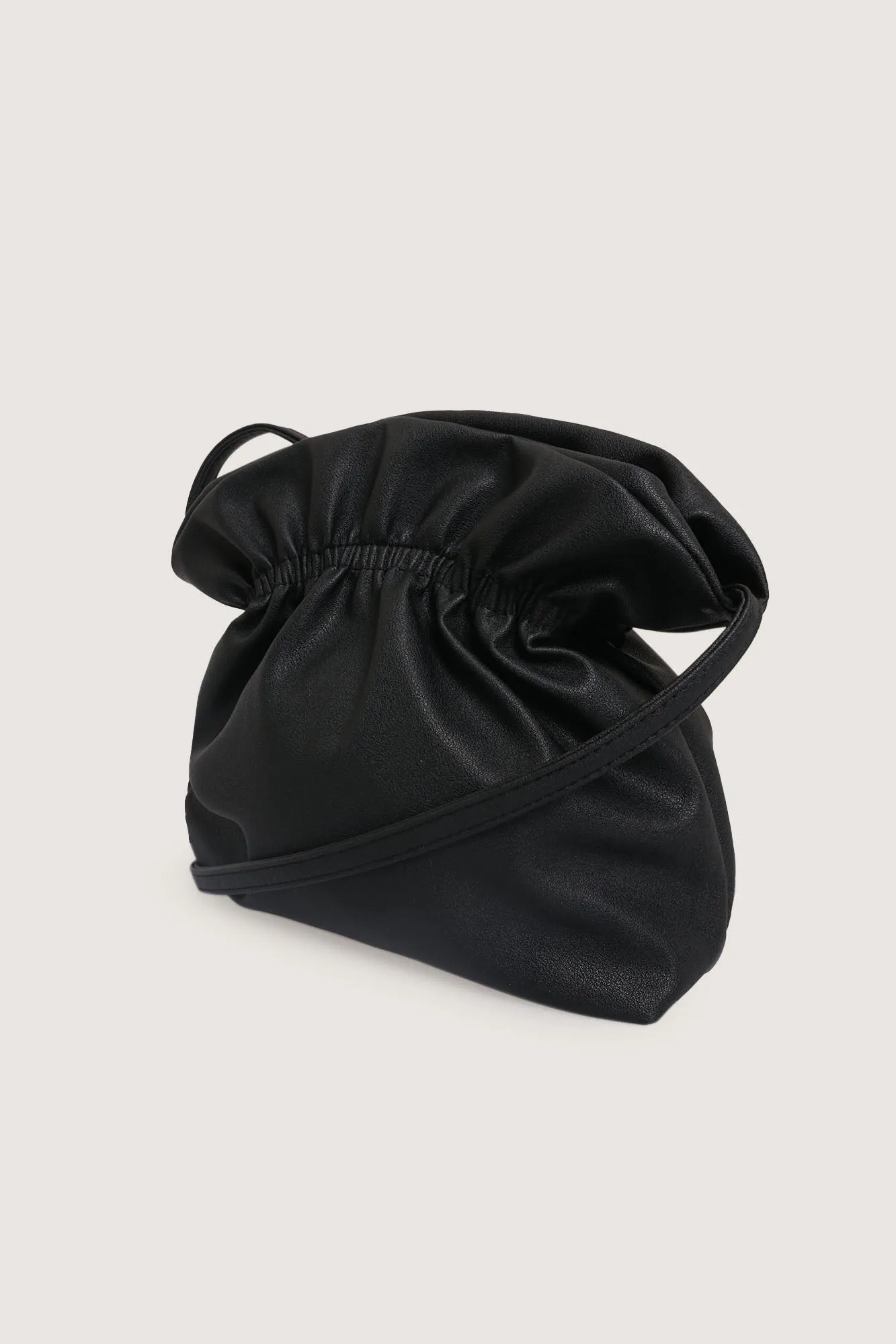 Pleated Bucket Tote
