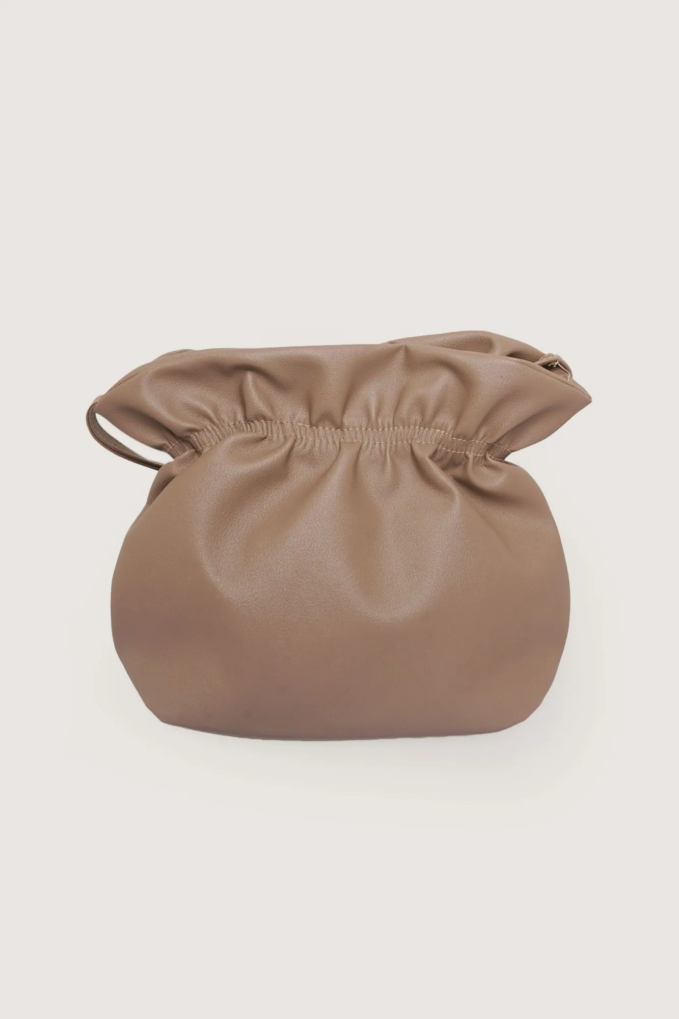 Pleated Bucket Tote