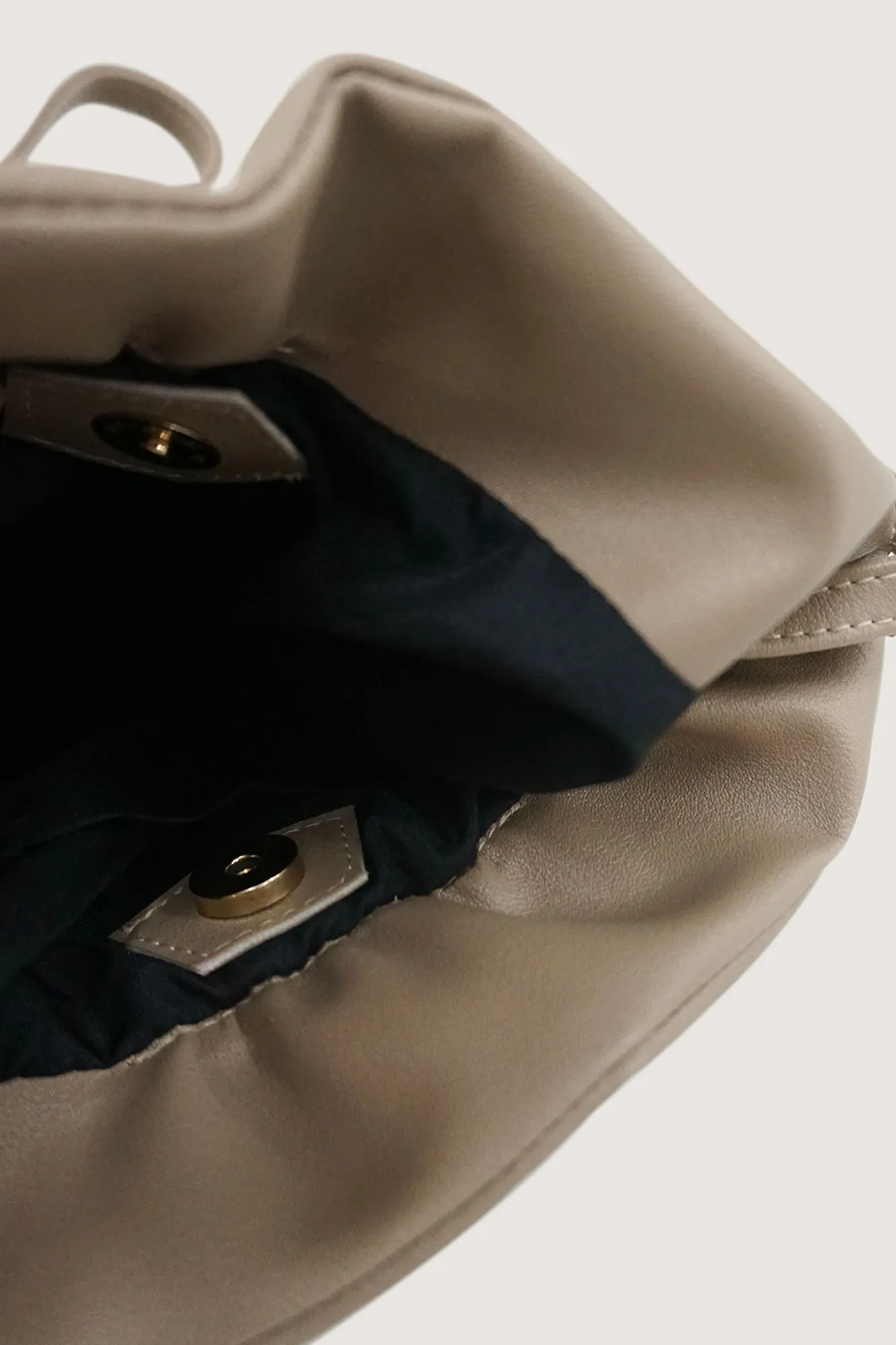 Pleated Bucket Tote