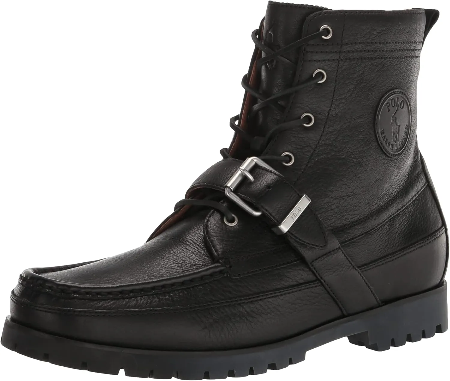 POLO RALPH LAUREN Ranger Boot Black 1 8.5 D (M)