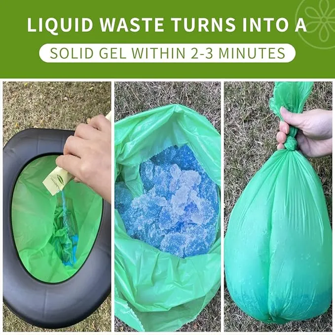 Portable Toilet Powder. Outdoor Toilet. Neutralize Odor/Fast-Acting Gel. Safe & Easy to use. Emergency Toilet Chemicals. Porta Potty Chemicals Degradable. Go with Porta Potty for Camping