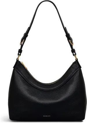 RADLEY London Albany Mews Women's Medium Ziptop Shoulder Bag, Black