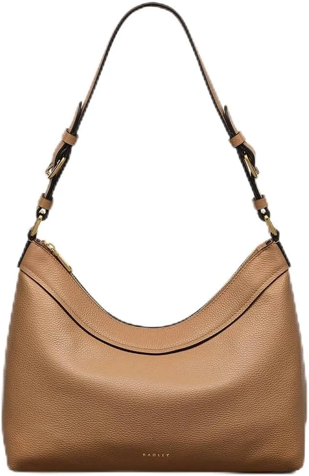 RADLEY London Albany Mews Women's Medium Ziptop Shoulder Bag, Chai
