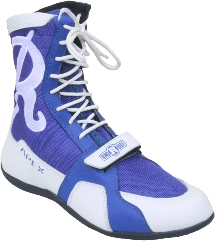 Ringside Apex Elite Boxing Shoes - Synthetic Leather High-Top Ankle Shoes for Men and Women, Boxing, Wrestling, Workout, Training, Competition, (2-13)