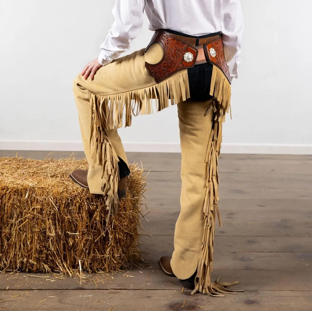Rod's Suede Tooled Chaps