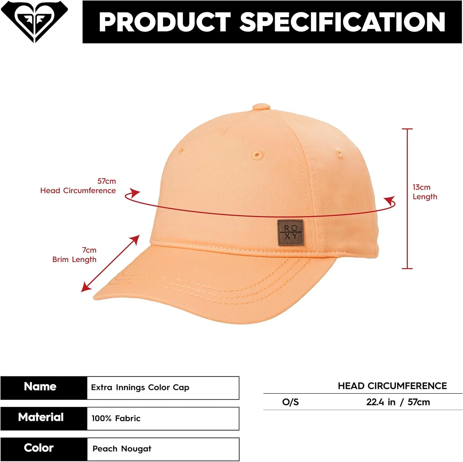 Roxy Women's Extra Innings Baseball Cap