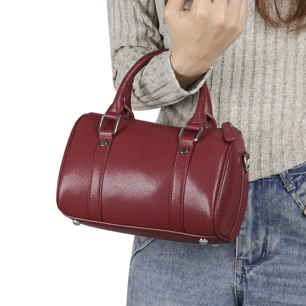 Royal Bagger Fashion Retro Handbag for Women, Genuine Leather Satchel Purse, Simple Casual Shoulder Crossbody Bags 3123