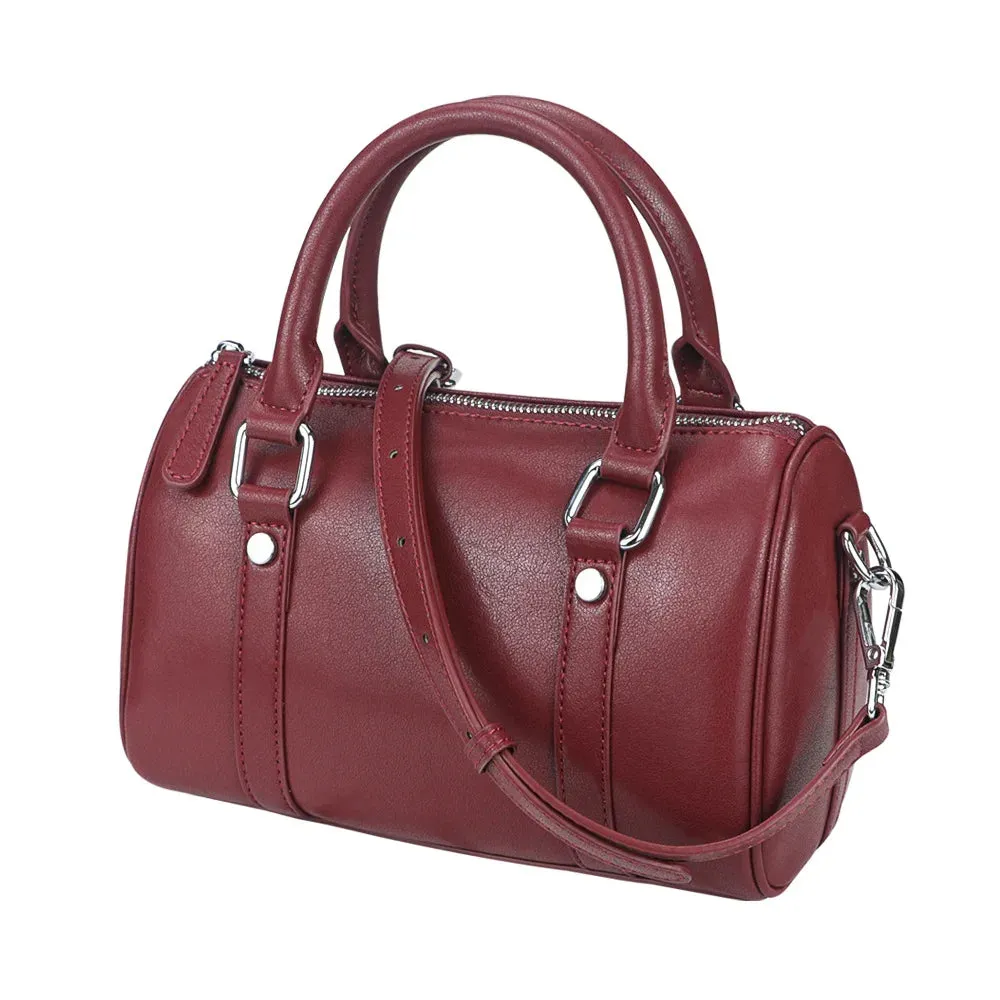 Royal Bagger Fashion Retro Handbag for Women, Genuine Leather Satchel Purse, Simple Casual Shoulder Crossbody Bags 3123