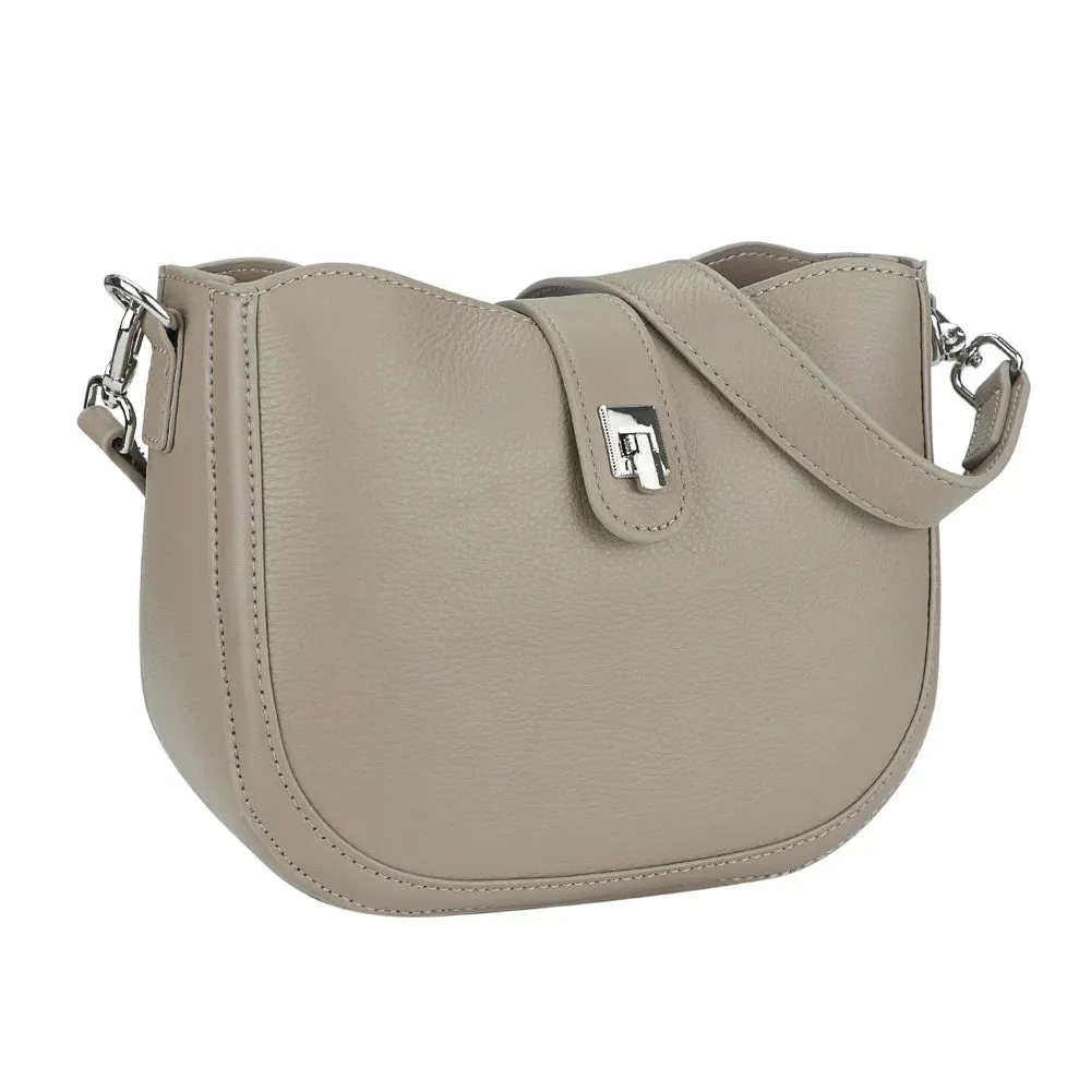 Royal Bagger Genuine Leather Shoulder Crossbody Bags Fashion Casual Satchel Purses Large Capacity Commuting Bucket Bag 2853