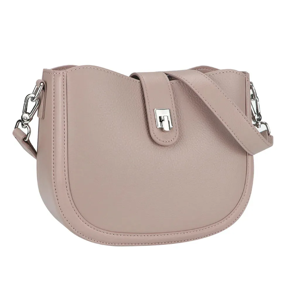 Royal Bagger Genuine Leather Shoulder Crossbody Bags Fashion Casual Satchel Purses Large Capacity Commuting Bucket Bag 2853