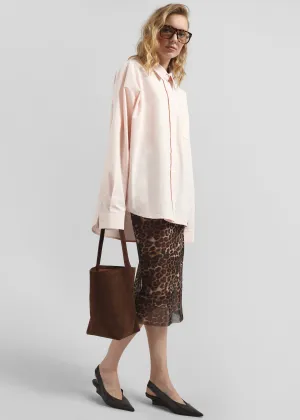 Royso Suede Bucket Bag - Brown