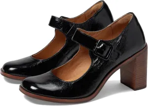 SHODENSE Women Vintage Chunky Platform Mary Jane Heels Pumps Shoes Closed Square Toe Velvet Suede Ankle Strap Sandals High Block Heels Mary Janes Dress Shoe Uniform Office Lady Formal Classy 4-11 M US