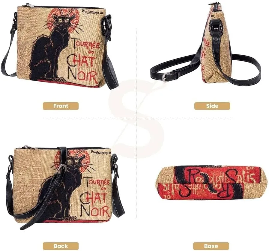 Signare Tapestry Crossbody Bag Sling Shoulder Purse for Women