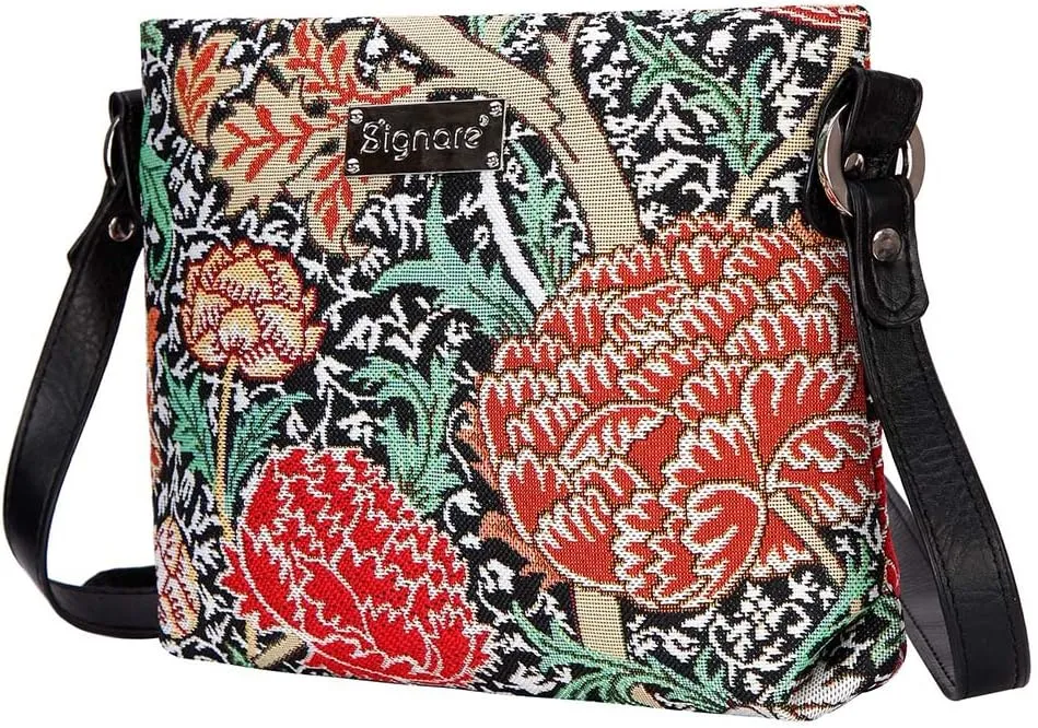 Signare Tapestry Crossbody Bag Sling Shoulder Purse for Women
