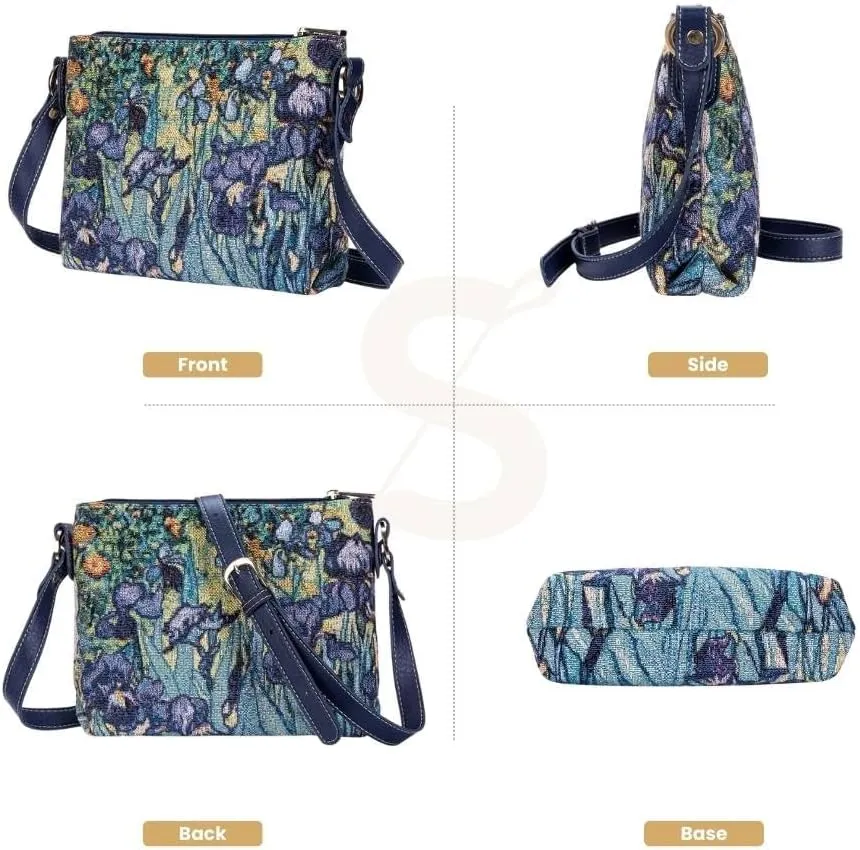 Signare Tapestry Crossbody Bag Sling Shoulder Purse for Women
