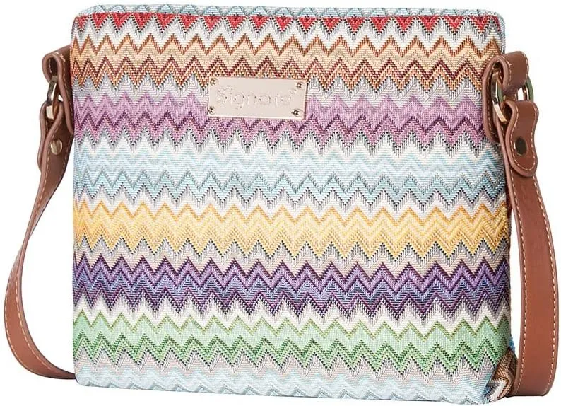 Signare Tapestry Crossbody Bag Sling Shoulder Purse for Women