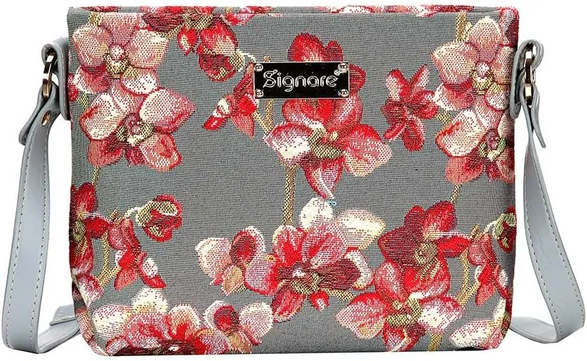 Signare Tapestry Crossbody Bag Sling Shoulder Purse for Women