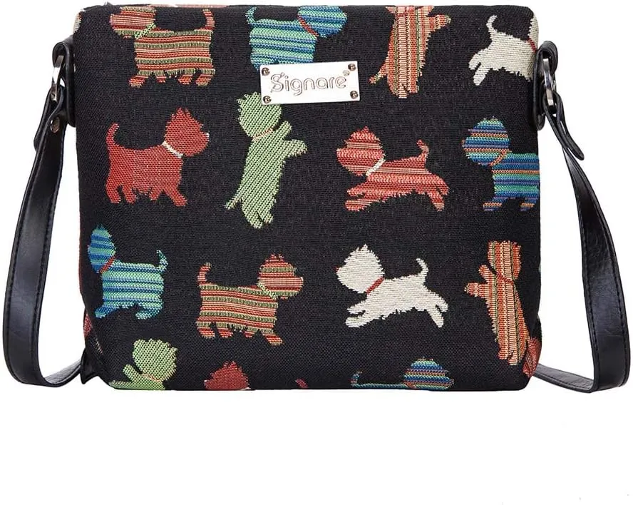 Signare Tapestry Crossbody Bag Sling Shoulder Purse for Women