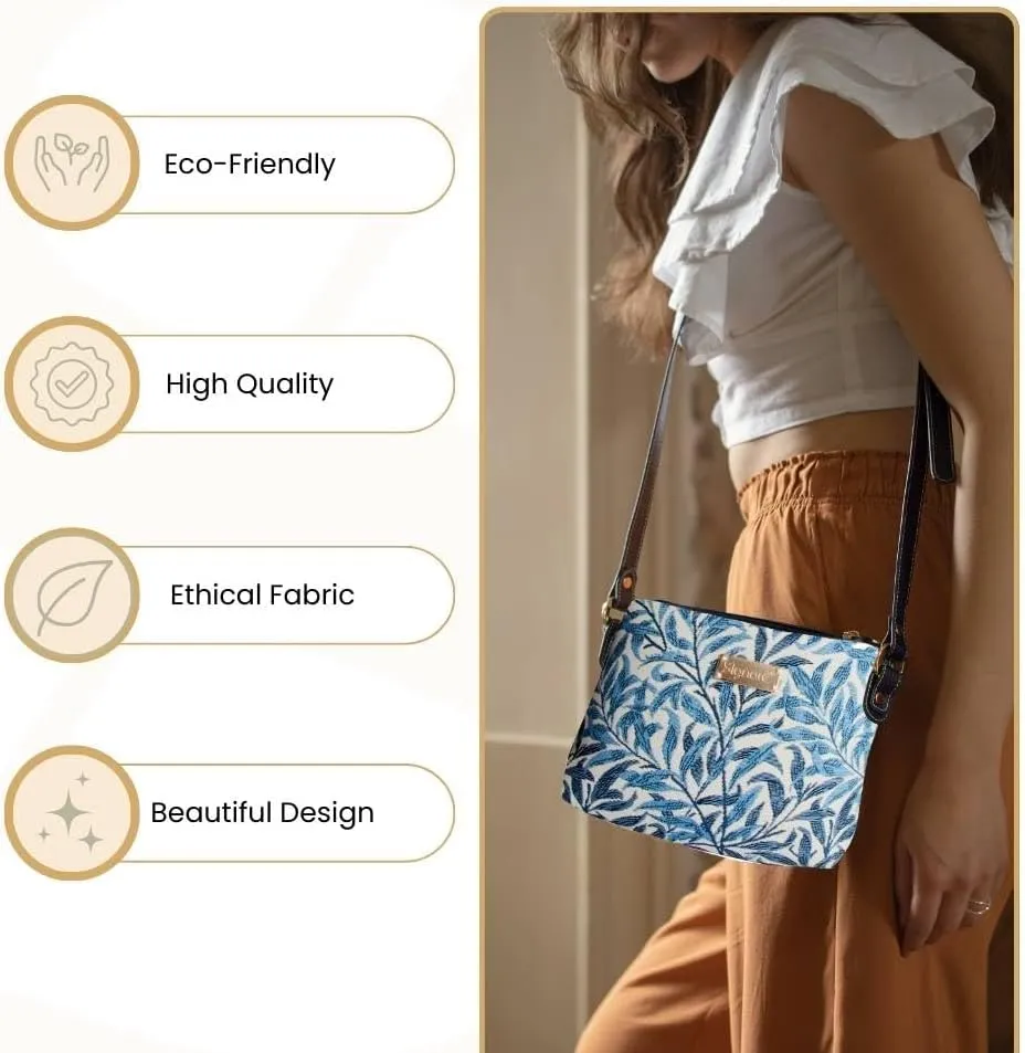 Signare Tapestry Crossbody Bag Sling Shoulder Purse for Women