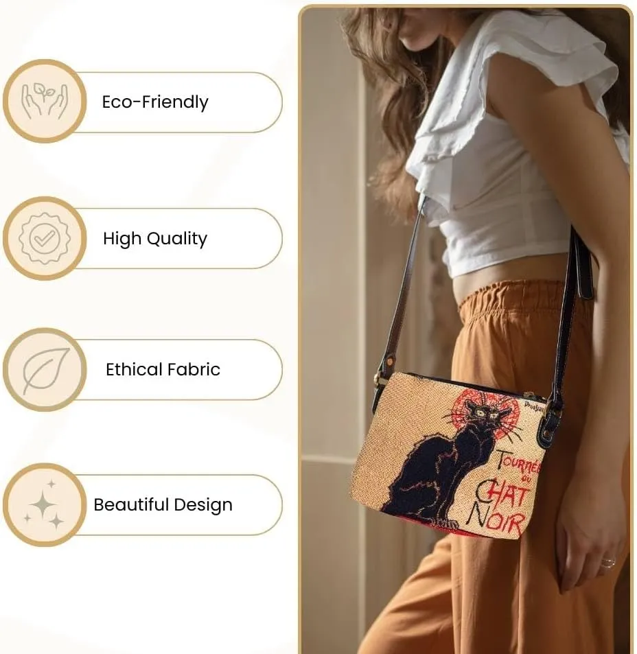 Signare Tapestry Crossbody Bag Sling Shoulder Purse for Women