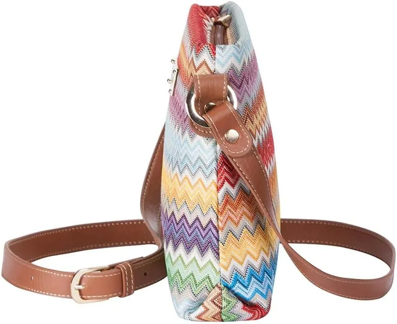 Signare Tapestry Crossbody Bag Sling Shoulder Purse for Women