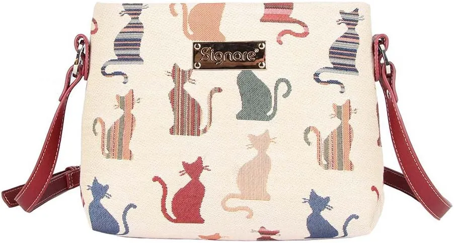 Signare Tapestry Crossbody Bag Sling Shoulder Purse for Women