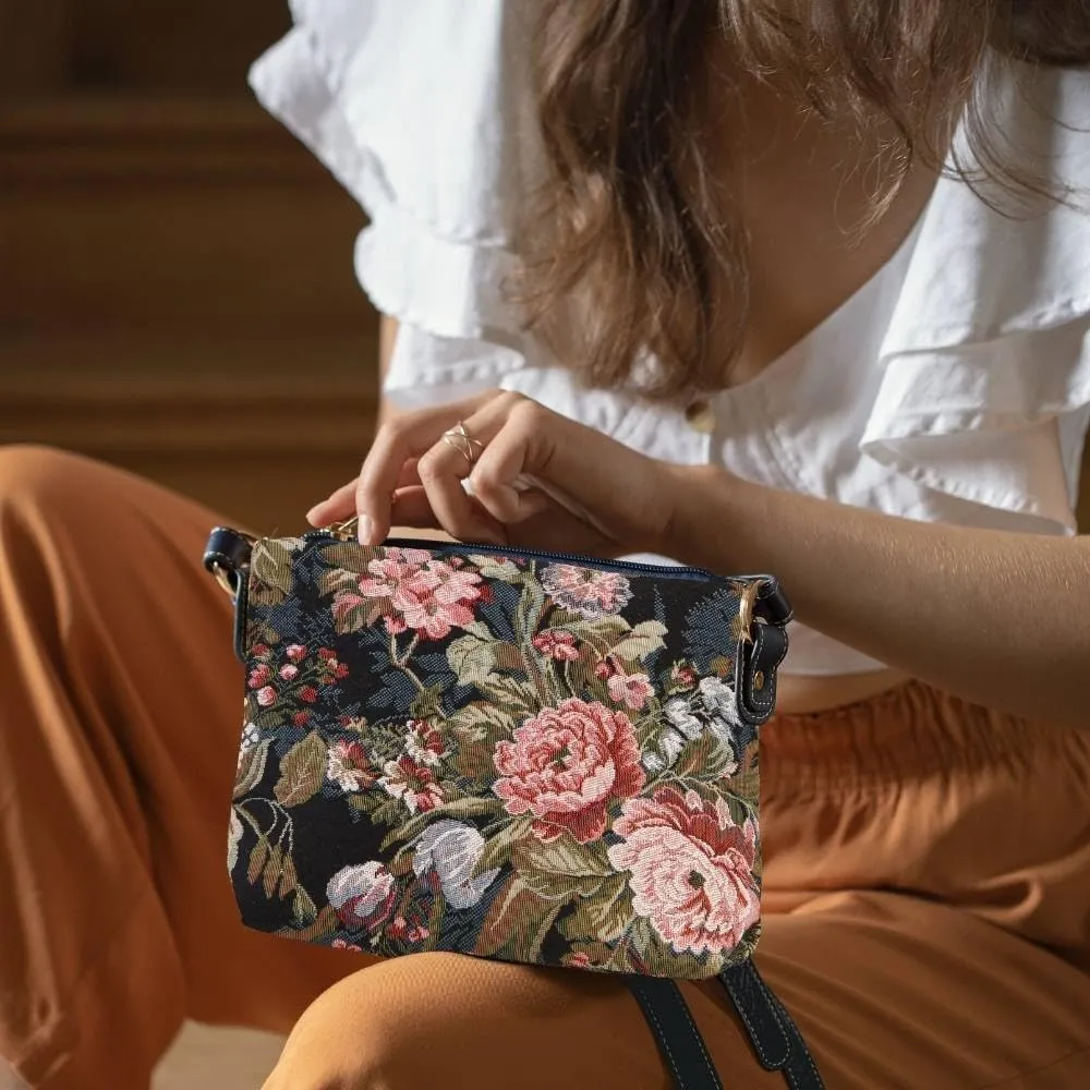 Signare Tapestry Crossbody Bag Sling Shoulder Purse for Women