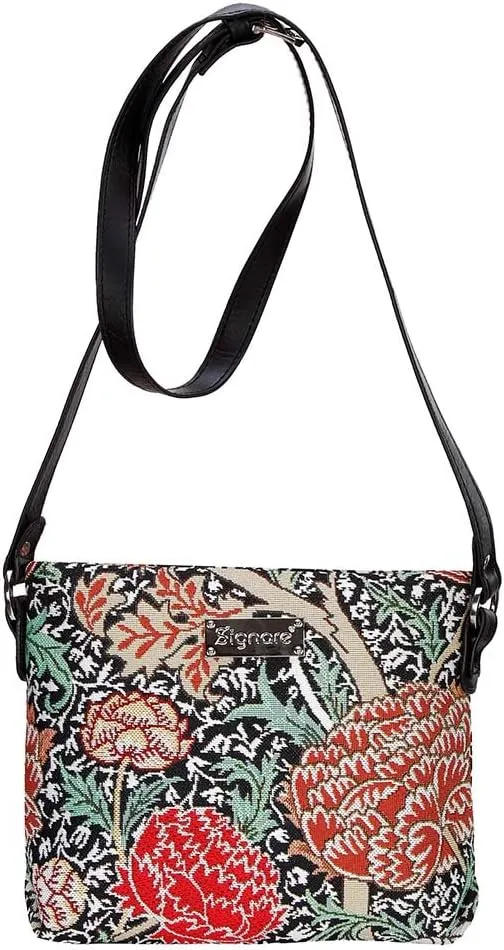 Signare Tapestry Crossbody Bag Sling Shoulder Purse for Women
