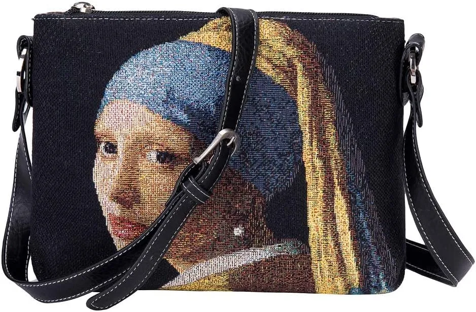 Signare Tapestry Crossbody Bag Sling Shoulder Purse for Women