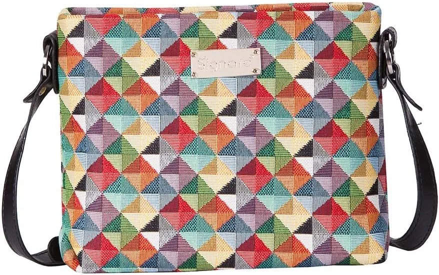 Signare Tapestry Crossbody Bag Sling Shoulder Purse for Women