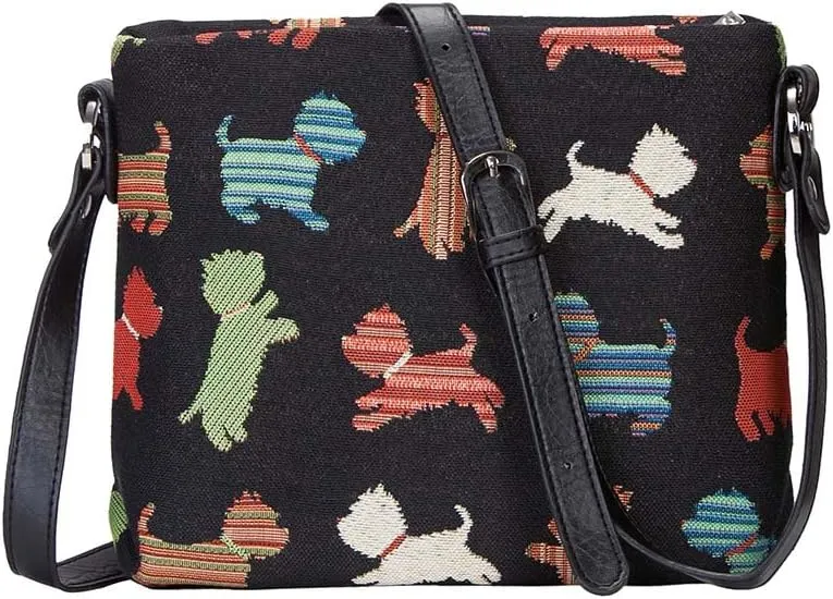 Signare Tapestry Crossbody Bag Sling Shoulder Purse for Women