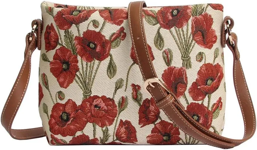Signare Tapestry Crossbody Bag Sling Shoulder Purse for Women