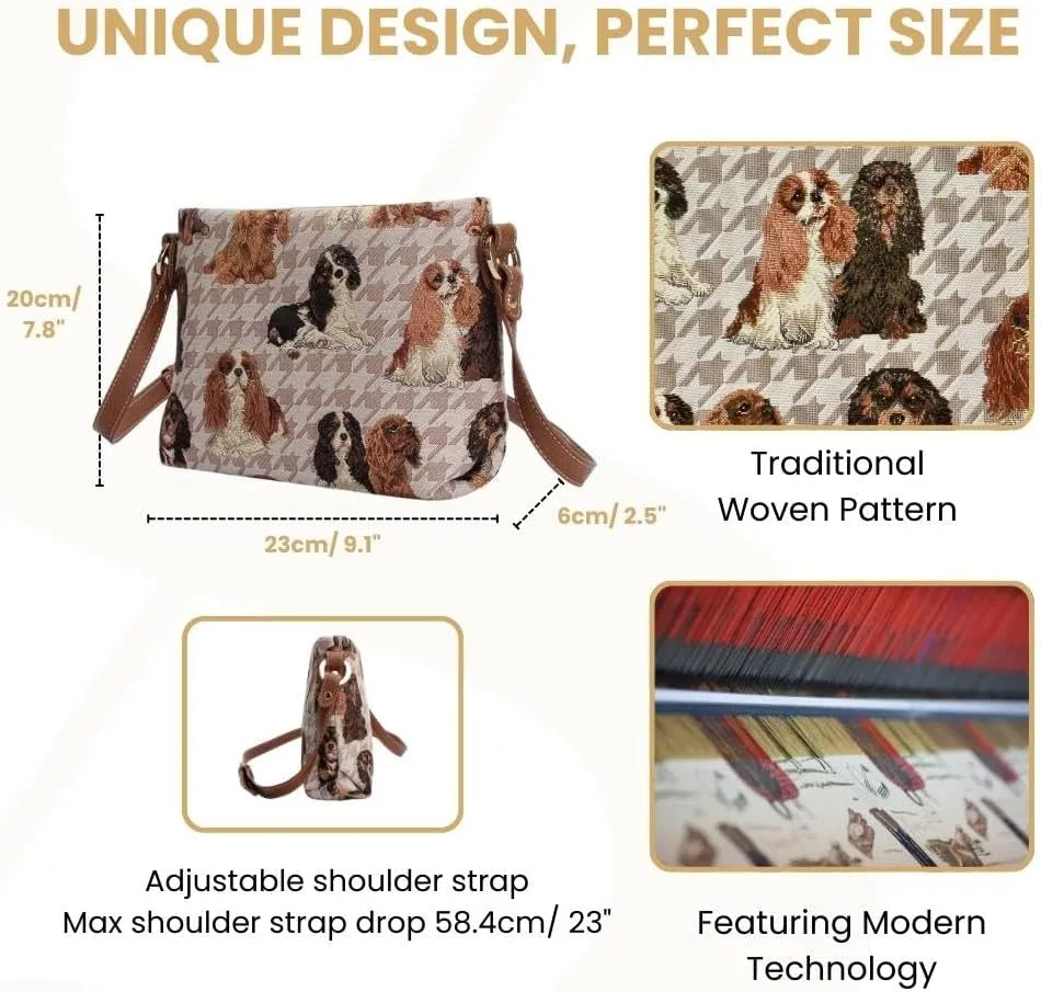 Signare Tapestry Crossbody Bag Sling Shoulder Purse for Women