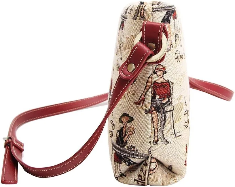 Signare Tapestry Crossbody Bag Sling Shoulder Purse for Women