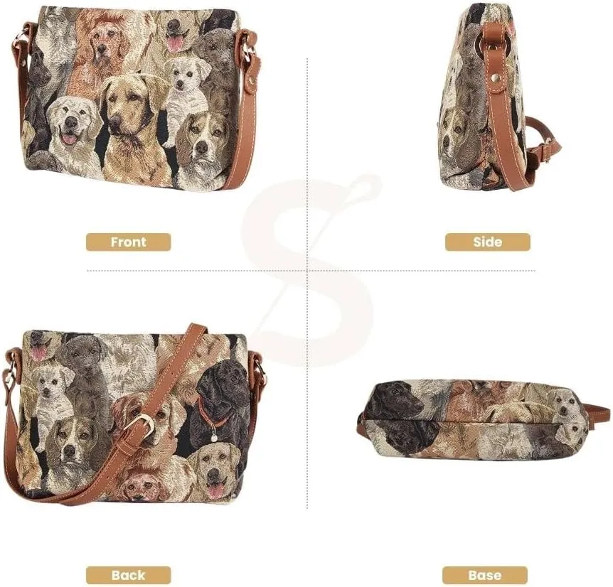 Signare Tapestry Crossbody Bag Sling Shoulder Purse for Women