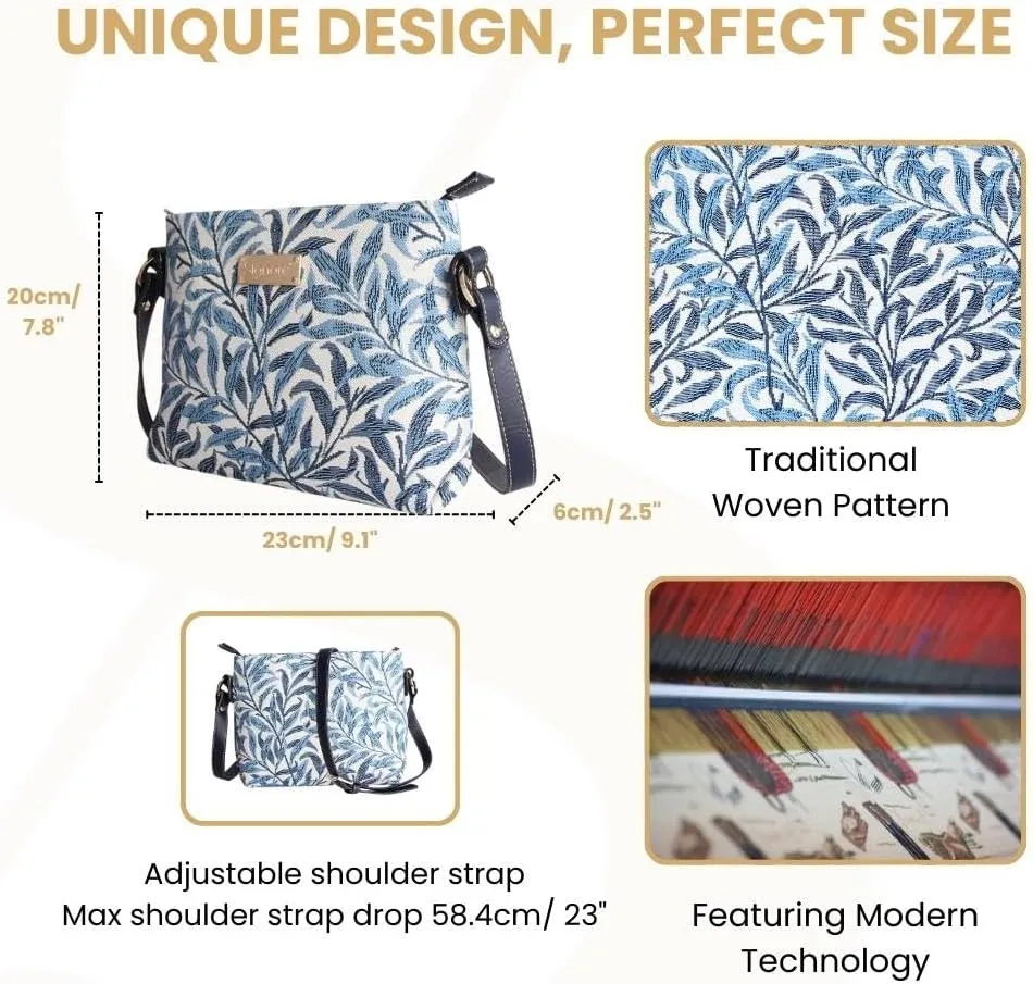Signare Tapestry Crossbody Bag Sling Shoulder Purse for Women